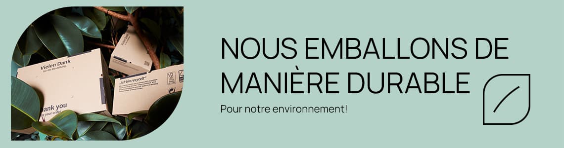 Emballages durables sur jelmoli-shop.ch